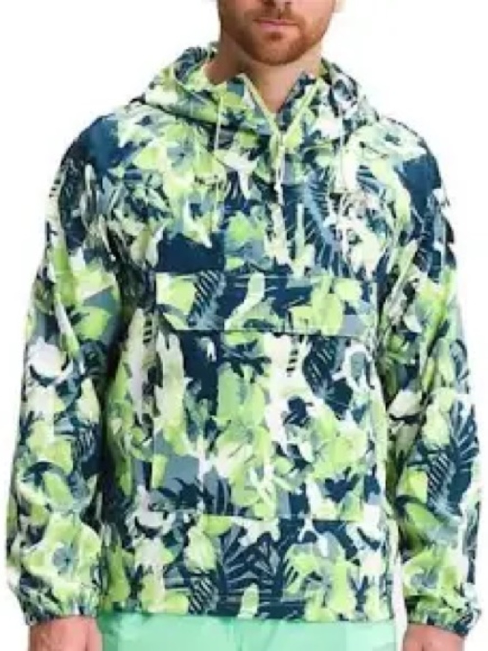 The North Face Men's Printed Class V Pullover Jacket Tropical Camo print XXL